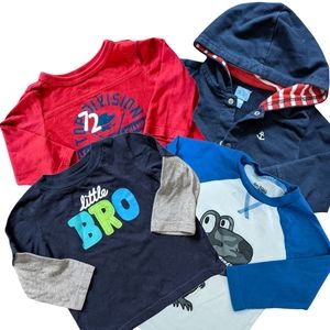 Toddler Boy 4 piece Jacket and Shirt Bundle Size  12-18 Months